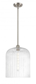 Bridal Veil - 1 Light - 5 inch - Brushed Satin Nickel - Mini Pendant (3442|516-1S-SN-G559-12CL)