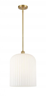 Bridal Veil - 1 Light - 5 inch - Satin Gold - Mini Pendant (3442|516-1S-SG-G559-12GWH)