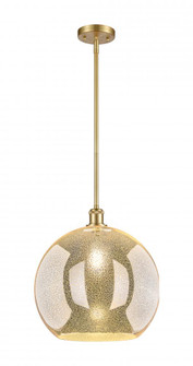 Athens - 1 Light - 14 inch - Satin Gold - Pendant (3442|516-1S-SG-G128-14)