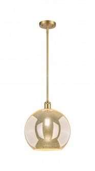 Athens - 1 Light - 12 inch - Satin Gold - Mini Pendant (3442|516-1S-SG-G128-12)