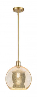 Athens - 1 Light - 10 inch - Satin Gold - Mini Pendant (3442|516-1S-SG-G128-10)