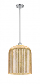 Bridal Veil - 1 Light - 5 inch - Polished Chrome - Mini Pendant (3442|516-1S-PC-G559-12ME)