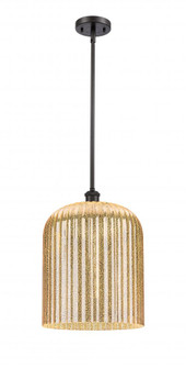 Bridal Veil - 1 Light - 5 inch - Oil Rubbed Bronze - Mini Pendant (3442|516-1S-OB-G559-12ME)