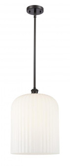 Bridal Veil - 1 Light - 5 inch - Oil Rubbed Bronze - Mini Pendant (3442|516-1S-OB-G559-12GWH)