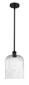Bridal Veil - 1 Light - 5 inch - Matte Black - Mini Pendant (3442|516-1S-BK-G559-8SDY)