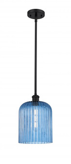 Bridal Veil - 1 Light - 5 inch - Matte Black - Mini Pendant (3442|516-1S-BK-G559-8BL)