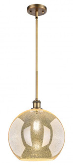 Athens - 1 Light - 12 inch - Brushed Brass - Mini Pendant (3442|516-1S-BB-G128-12)