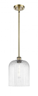 Bridal Veil - 1 Light - 5 inch - Antique Brass - Mini Pendant (3442|516-1S-AB-G559-8CL)