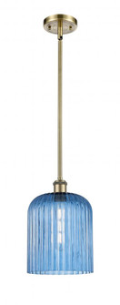 Bridal Veil - 1 Light - 5 inch - Antique Brass - Mini Pendant (3442|516-1S-AB-G559-8BL)
