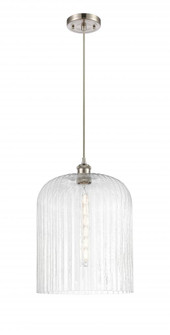Bridal Veil - 1 Light - 5 inch - Brushed Satin Nickel - Cord hung - Mini Pendant (3442|516-1P-SN-G559-12SDY)