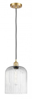 Bridal Veil - 1 Light - 5 inch - Satin Gold - Cord hung - Mini Pendant (3442|516-1P-SG-G559-8SDY)
