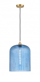 Bridal Veil - 1 Light - 5 inch - Satin Gold - Cord hung - Mini Pendant (3442|516-1P-SG-G559-12BL)