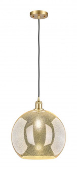 Athens - 1 Light - 14 inch - Satin Gold - Cord hung - Pendant (3442|516-1P-SG-G128-14)