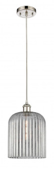 Bridal Veil - 1 Light - 5 inch - Polished Nickel - Cord hung - Mini Pendant (3442|516-1P-PN-G559-8SM)