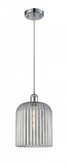 Bridal Veil - 1 Light - 5 inch - Polished Chrome - Cord hung - Mini Pendant (3442|516-1P-PC-G559-8SM)