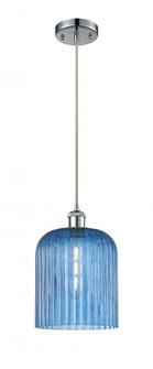 Bridal Veil - 1 Light - 5 inch - Polished Chrome - Cord hung - Mini Pendant (3442|516-1P-PC-G559-8BL)