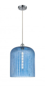 Bridal Veil - 1 Light - 5 inch - Polished Chrome - Cord hung - Mini Pendant (3442|516-1P-PC-G559-12BL)