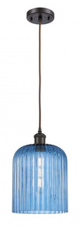 Bridal Veil - 1 Light - 5 inch - Oil Rubbed Bronze - Cord hung - Mini Pendant (3442|516-1P-OB-G559-8BL)