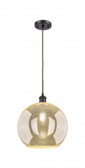 Athens - 1 Light - 12 inch - Oil Rubbed Bronze - Cord hung - Mini Pendant (3442|516-1P-OB-G128-12)
