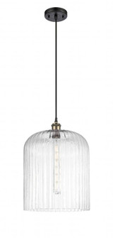 Bridal Veil - 1 Light - 5 inch - Black Antique Brass - Cord hung - Mini Pendant (3442|516-1P-BAB-G559-12CL)