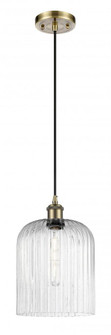 Bridal Veil - 1 Light - 5 inch - Antique Brass - Cord hung - Mini Pendant (3442|516-1P-AB-G559-8SDY)