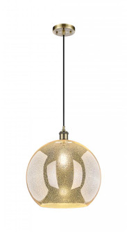 Athens - 1 Light - 14 inch - Antique Brass - Cord hung - Pendant (3442|516-1P-AB-G128-14)