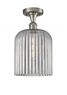 Bridal Veil - 1 Light - 5 inch - Brushed Satin Nickel - Semi-Flush Mount (3442|516-1C-SN-G559-8SM)