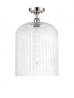 Bridal Veil - 1 Light - 5 inch - Polished Nickel - Semi-Flush Mount (3442|516-1C-PN-G559-12SDY)