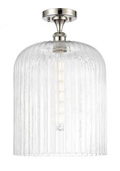 Bridal Veil - 1 Light - 5 inch - Polished Nickel - Semi-Flush Mount (3442|516-1C-PN-G559-12CL)