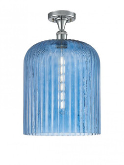 Bridal Veil - 1 Light - 5 inch - Polished Chrome - Semi-Flush Mount (3442|516-1C-PC-G559-12BL)