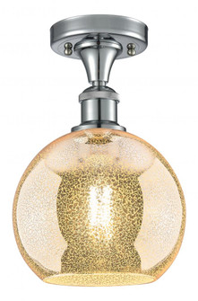 Athens - 1 Light - 8 inch - Polished Chrome - Semi-Flush Mount (3442|516-1C-PC-G128-8)