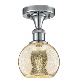 Athens - 1 Light - 6 inch - Polished Chrome - Semi-Flush Mount (3442|516-1C-PC-G128-6)