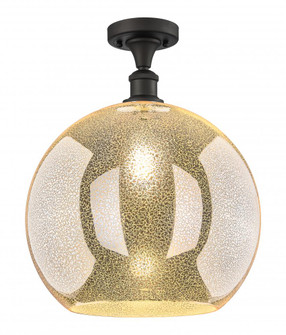 Athens - 1 Light - 14 inch - Oil Rubbed Bronze - Semi-Flush Mount (3442|516-1C-OB-G128-14)
