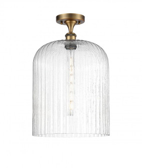 Bridal Veil - 1 Light - 5 inch - Brushed Brass - Semi-Flush Mount (3442|516-1C-BB-G559-12SDY)