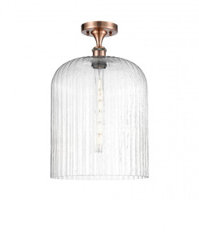 Bridal Veil - 1 Light - 5 inch - Antique Copper - Semi-Flush Mount (3442|516-1C-AC-G559-12SDY)