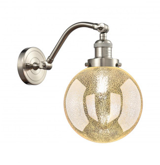 Beacon - 1 Light - 8 inch - Brushed Satin Nickel - Adjustable Sconce (3442|515-1W-SN-G208-8)