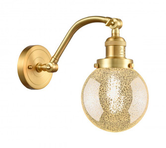 Beacon - 1 Light - 6 inch - Satin Gold - Adjustable Sconce (3442|515-1W-SG-G208-6)