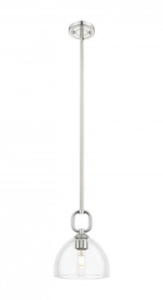 Hudson - 1 Light - 8 inch - Polished Nickel - Mini Pendant (3442|485-1S-PN-G486-8CL)