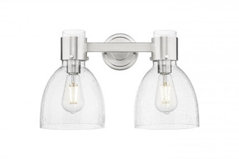 Lawton Bell - 2 Light - 17 inch - Satin Nickel - Bath Vanity Light (3442|464-2W-SN-G464D-7SDY)