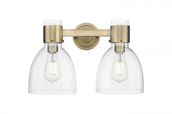 Lawton Bell - 2 Light - 17 inch - Brushed Brass - Bath Vanity Light (3442|464-2W-BB-G464D-7SDY)