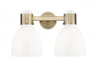 Lawton Bell - 2 Light - 17 inch - Brushed Brass - Bath Vanity Light (3442|464-2W-BB-G464D-7GW)