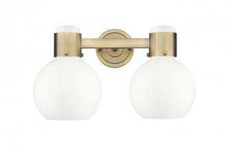 Lawton Sphere - 2 Light - 17 inch - Brushed Brass - Bath Vanity Light (3442|464-2W-BB-G464B-7GW)