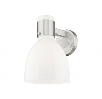 Lawton Bell - 1 Light - 8 inch - Satin Nickel - Sconce (3442|464-1W-SN-G464D-7GW)