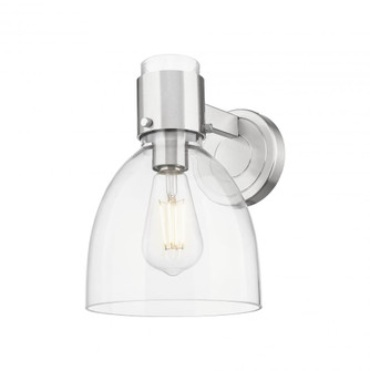 Lawton Bell - 1 Light - 8 inch - Satin Nickel - Sconce (3442|464-1W-SN-G464D-7CL)