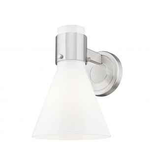 Lawton Cone - 1 Light - 8 inch - Satin Nickel - Sconce (3442|464-1W-SN-G464C-7GW)