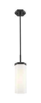 Blakeley - 1 Light - 5 inch - Matte Black - Pendant (3442|463-1S-BK-G463-12WH)