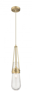 Milan - 1 Light - 4 inch - Brushed Brass - Pendant (3442|452-1P-BB-G452-4SDY)