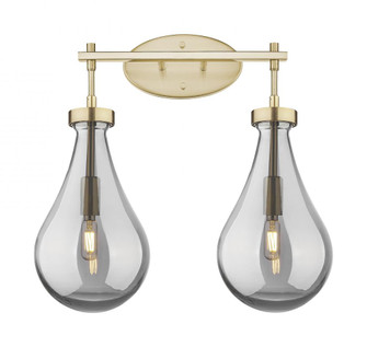 Owego - 2 Light - 17 inch - Champagne Bronze - Bath Vanity Light (3442|451-2W-CB-G451-7SM)