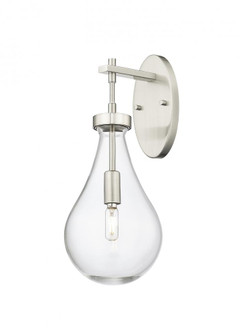 Owego - 1 Light - 5 inch - Satin Nickel - Sconce (3442|451-1W-SN-G451-7CL)