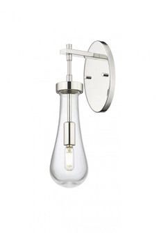 Owego - 1 Light - 5 inch - Polished Nickel - Sconce (3442|451-1W-PN-G451-4CL)